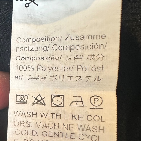 Romwe girls Large black zip up hooded sweater with front pockets - Picture 5 of 7